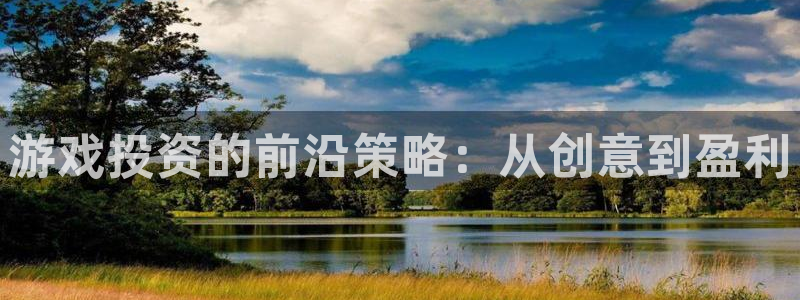 首页沐鸣2注册官网：游戏投资的前沿策略：从创意到盈利