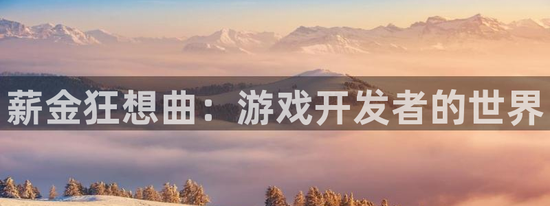 沐鸣2购35994胀：薪金狂想曲：游戏开发者的世界