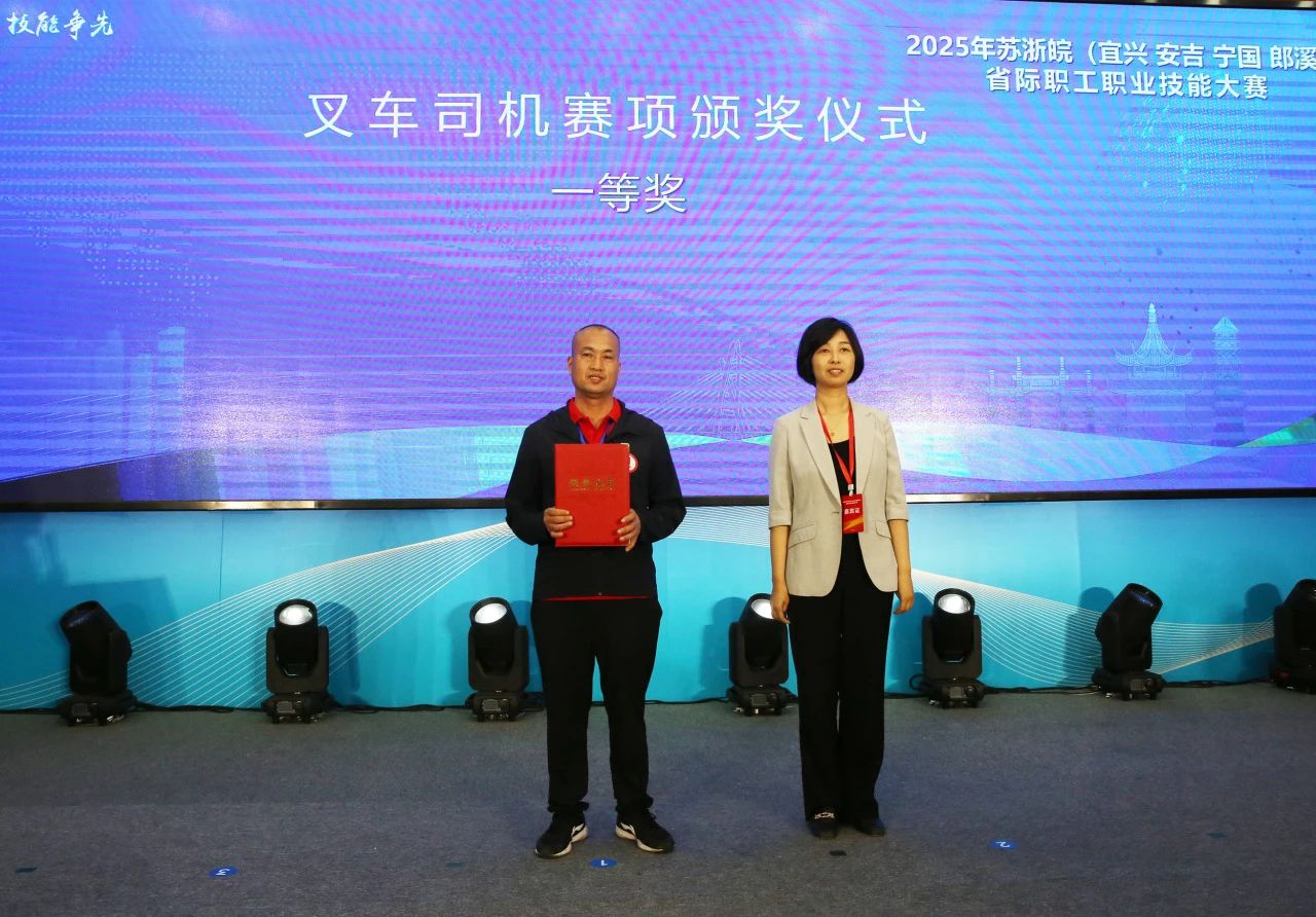 喜报｜凯时集团“刘德华”一举夺冠！省际技术大赛包揽冠亚军，叉车班再获佳绩！